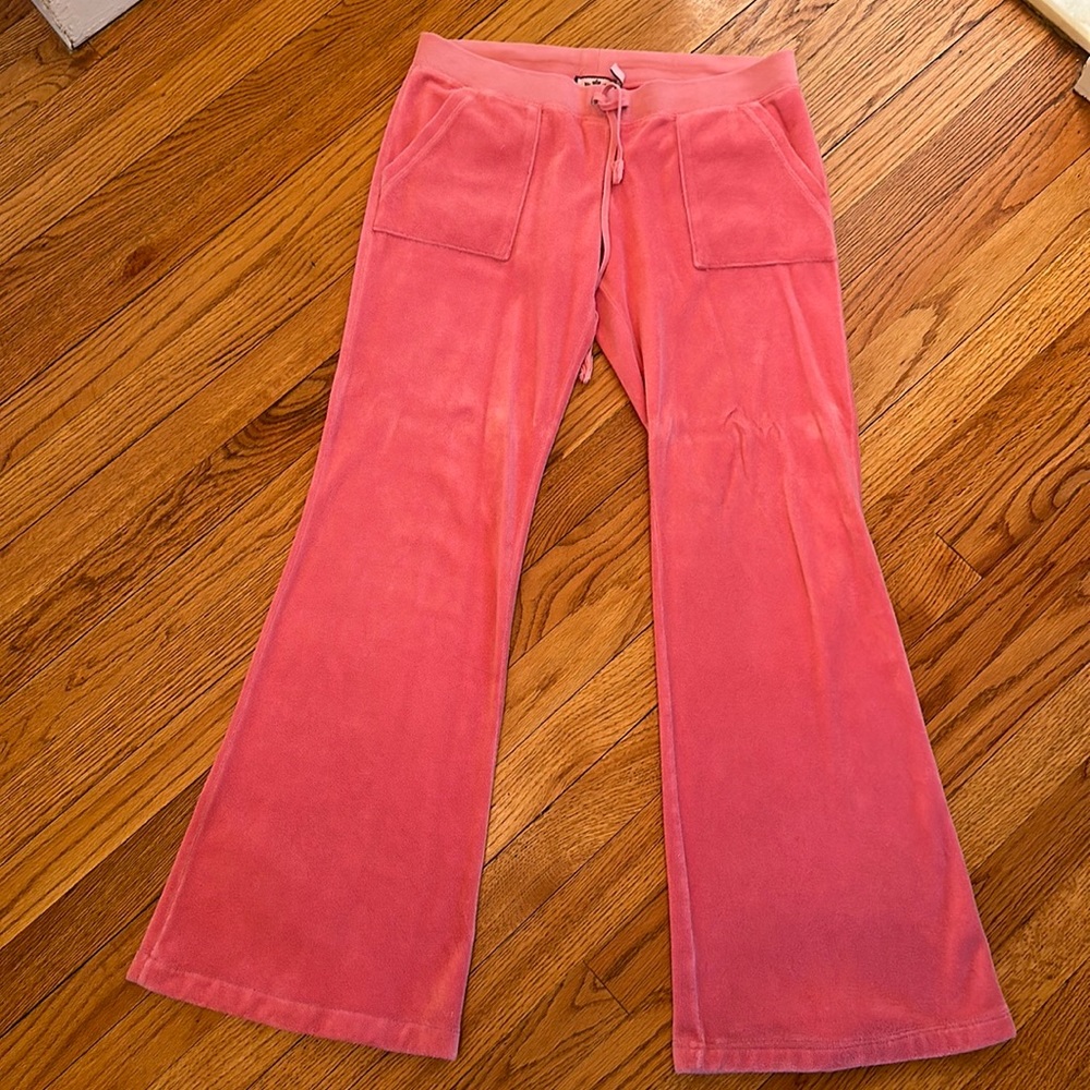Juicy Couture pink terrycloth pants